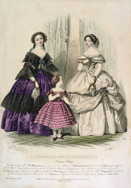 絵画 Le Journal des Dames et des Demoiselles JOURNAL DES DAMES ET DES DEMOISELLES 1859-1860